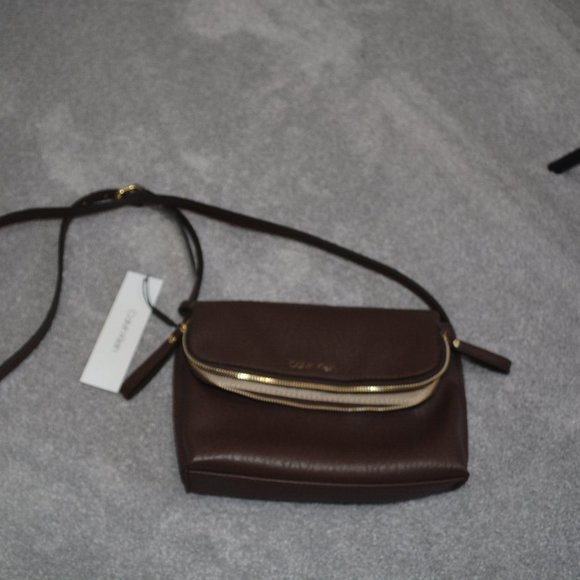 Calvin Klein brown cross body bag New - Picture 2 of 5
